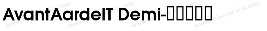 AvantAardelT Demi字体转换